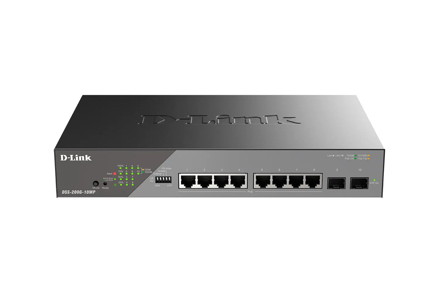 Коммутатор D-Link DSS-200G-10MP/A1A